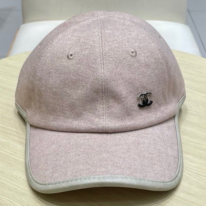 Chanel Felt Baseball Cap Hat 491964