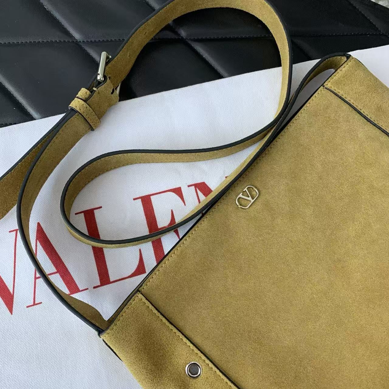 VT Nellcôte Shoulder Bag With Fringes Brown Suede