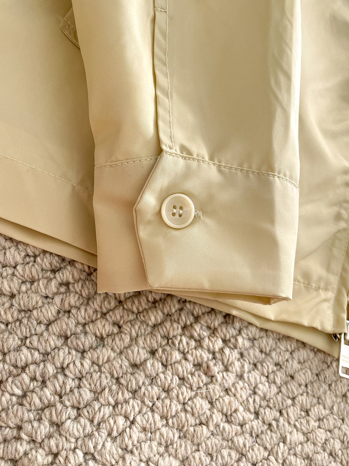 Prada 26s Men Zip Up Blouson Jacket Mini Logo Tag 639148