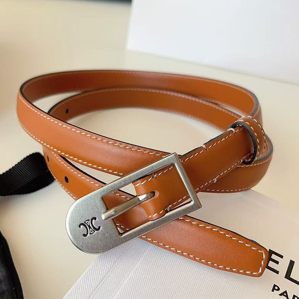 Celine 2026 Taurillon Belt 18mm Leather 207411