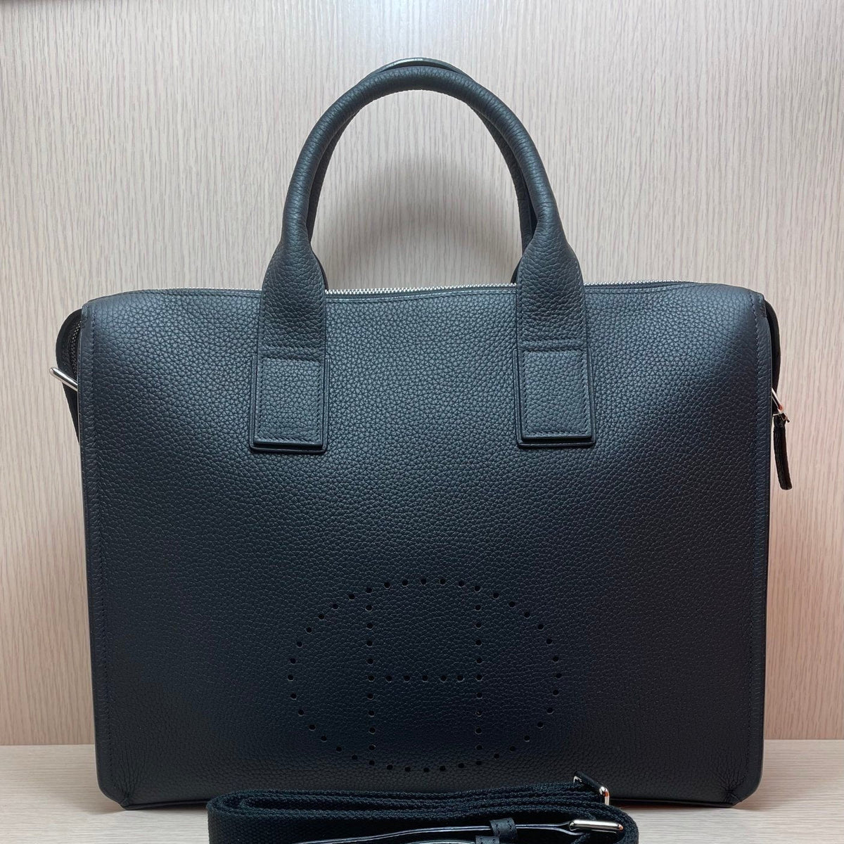 High-end Hermes 2026 Large H Briefcase 39cm Togo Leather