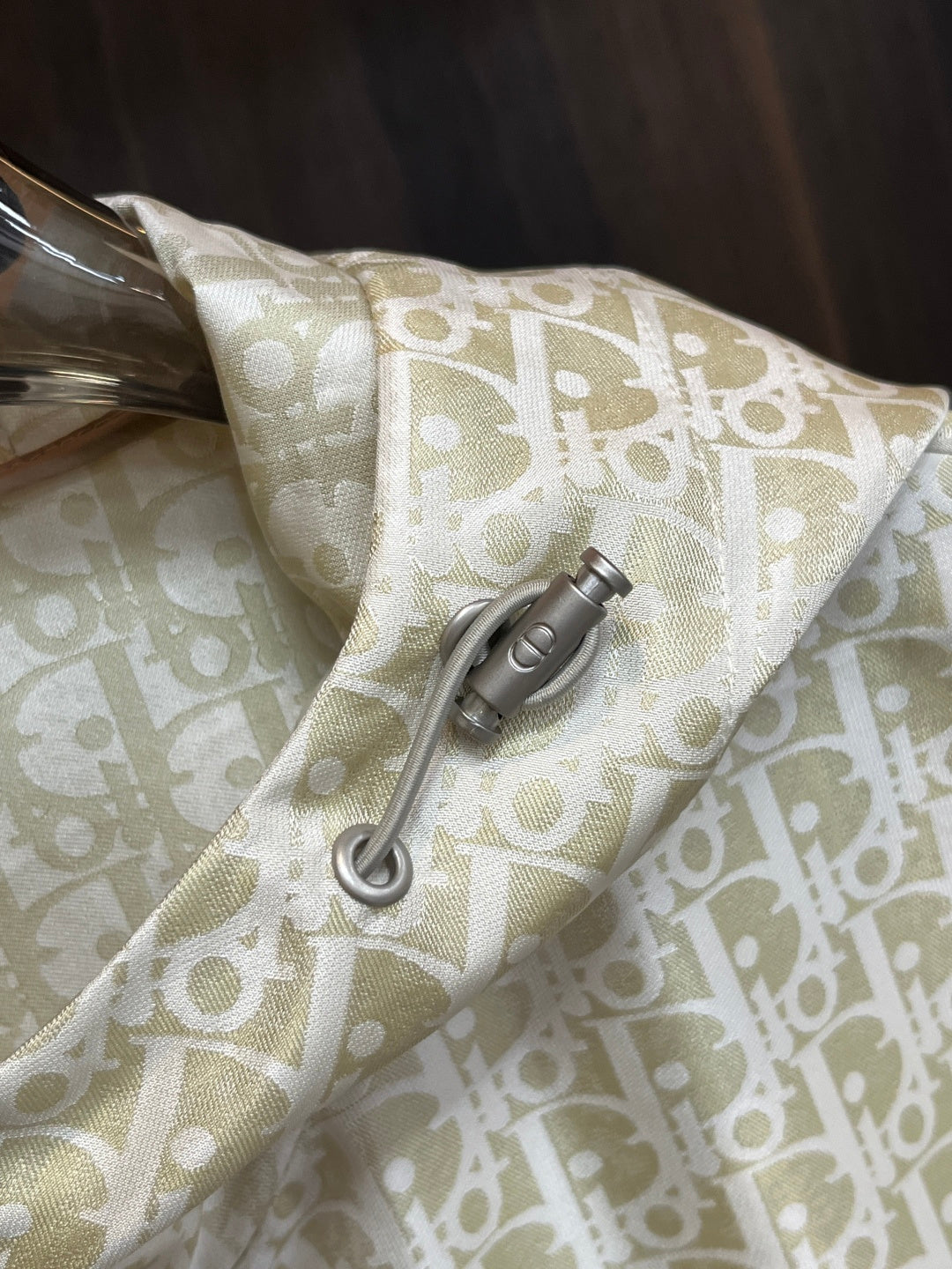 Dior 26s Men Hooded Windbreaker Jacket Allover Oblique Motifs 842106