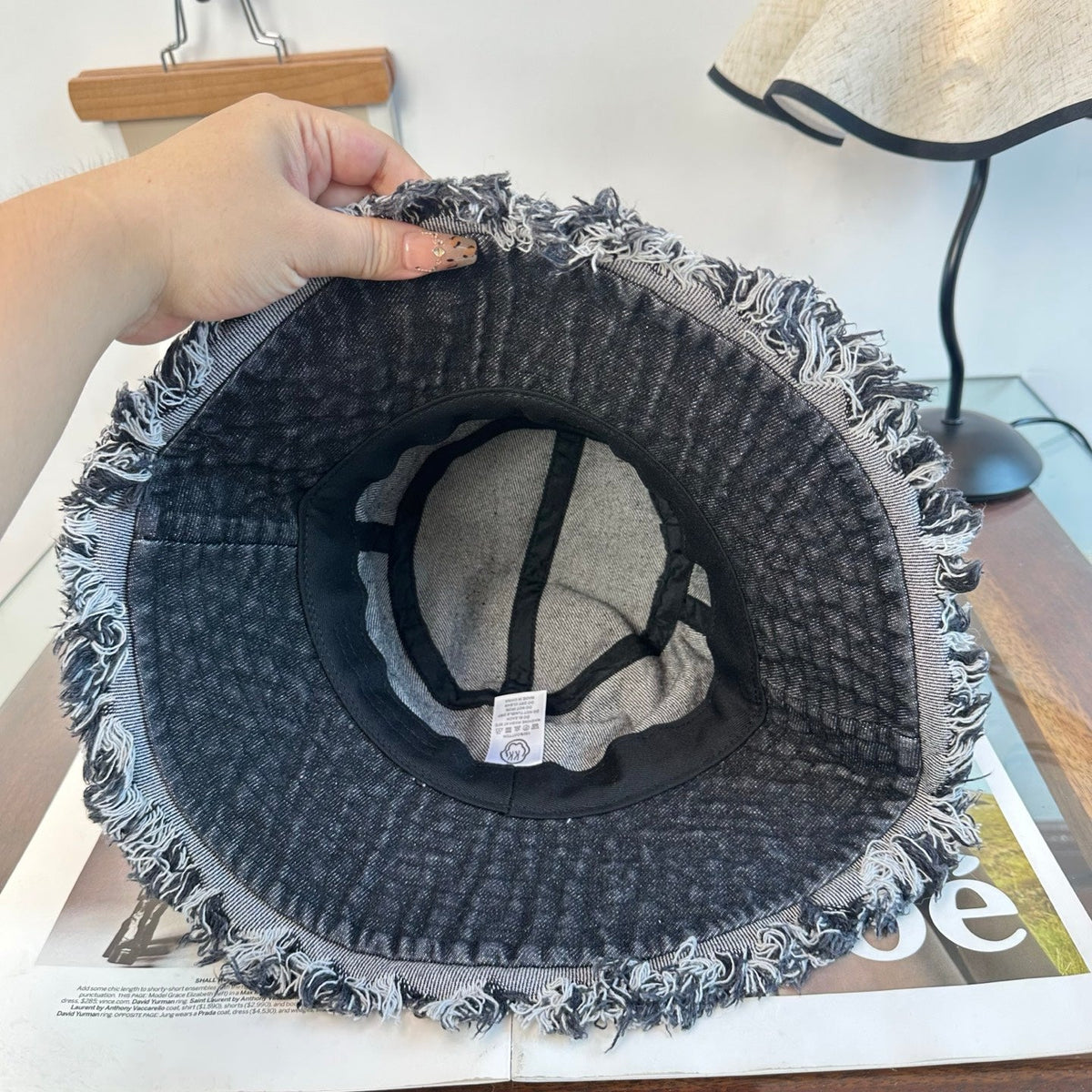 Chrome Hearts Denim Wash Bucket Hat 514945
