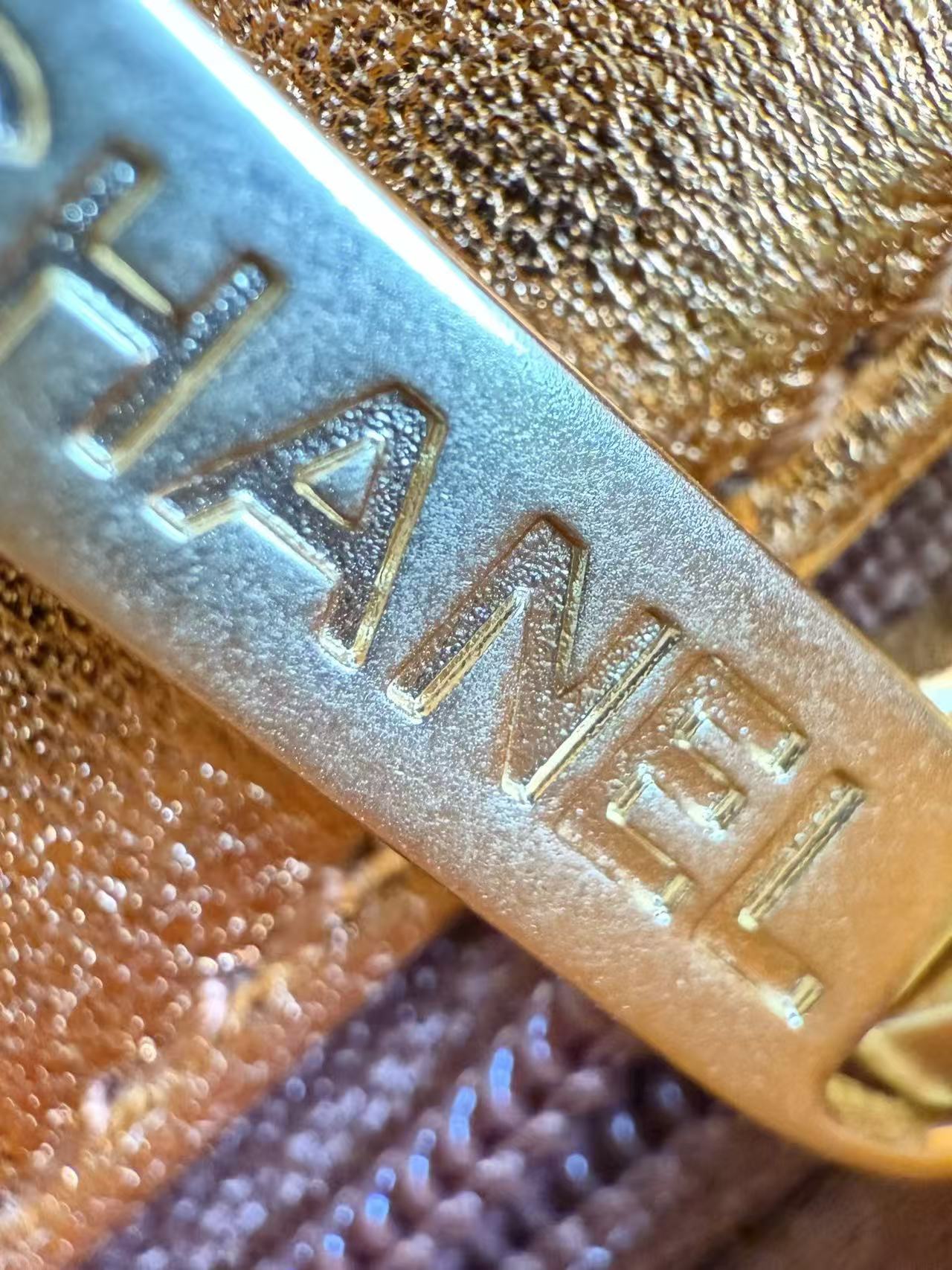 CC Mini Flap Bag 21cm Gold/Silver Sequin