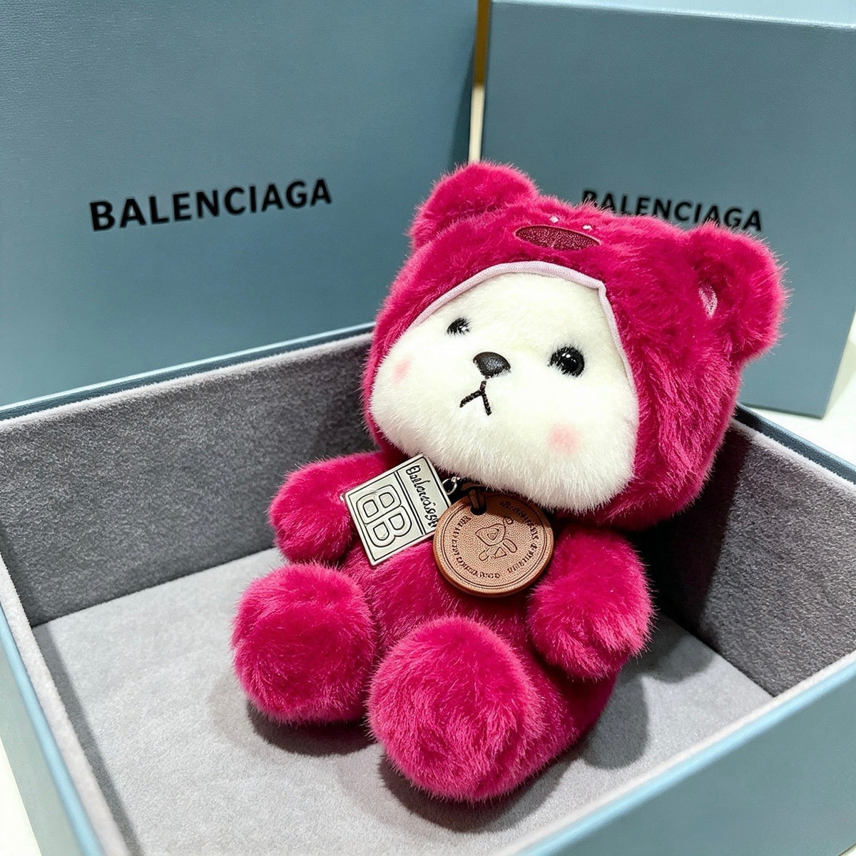 Balenciaga Pink Teddy Bear Charm