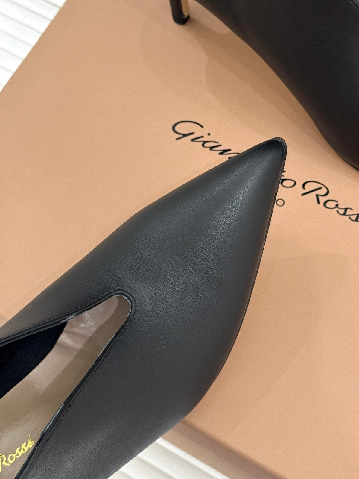 GR 26s Vania Pumps 9cm Black Leather 175086