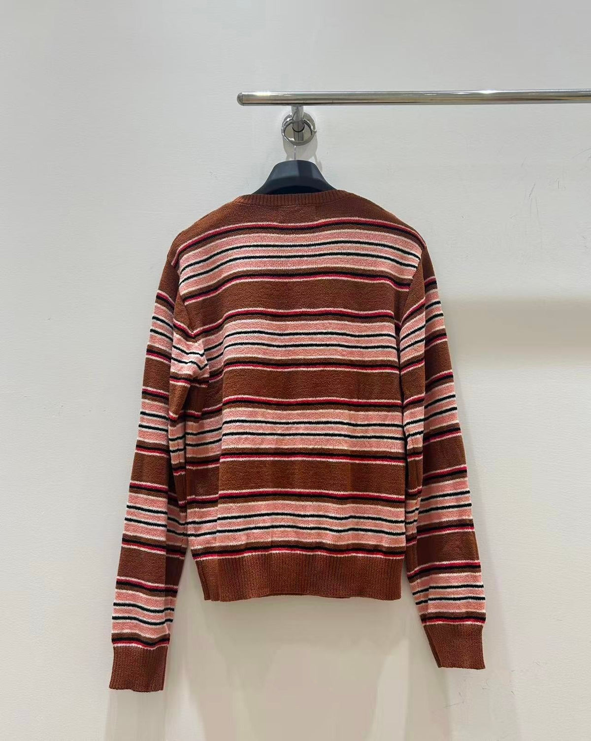 Miu Striped Knit Top Multicolor Wool
