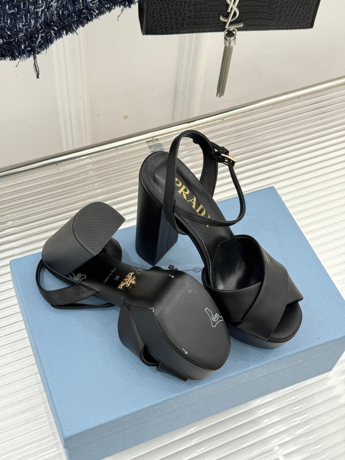 Prada 2026 Ballet Flat Suede Leather Wool 166108