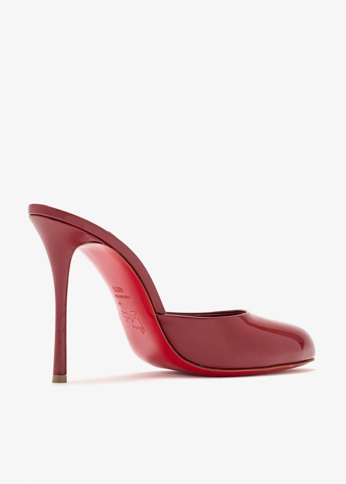 Christian Louboutin 2026 Dolly Mule 100mm Patent Leather
