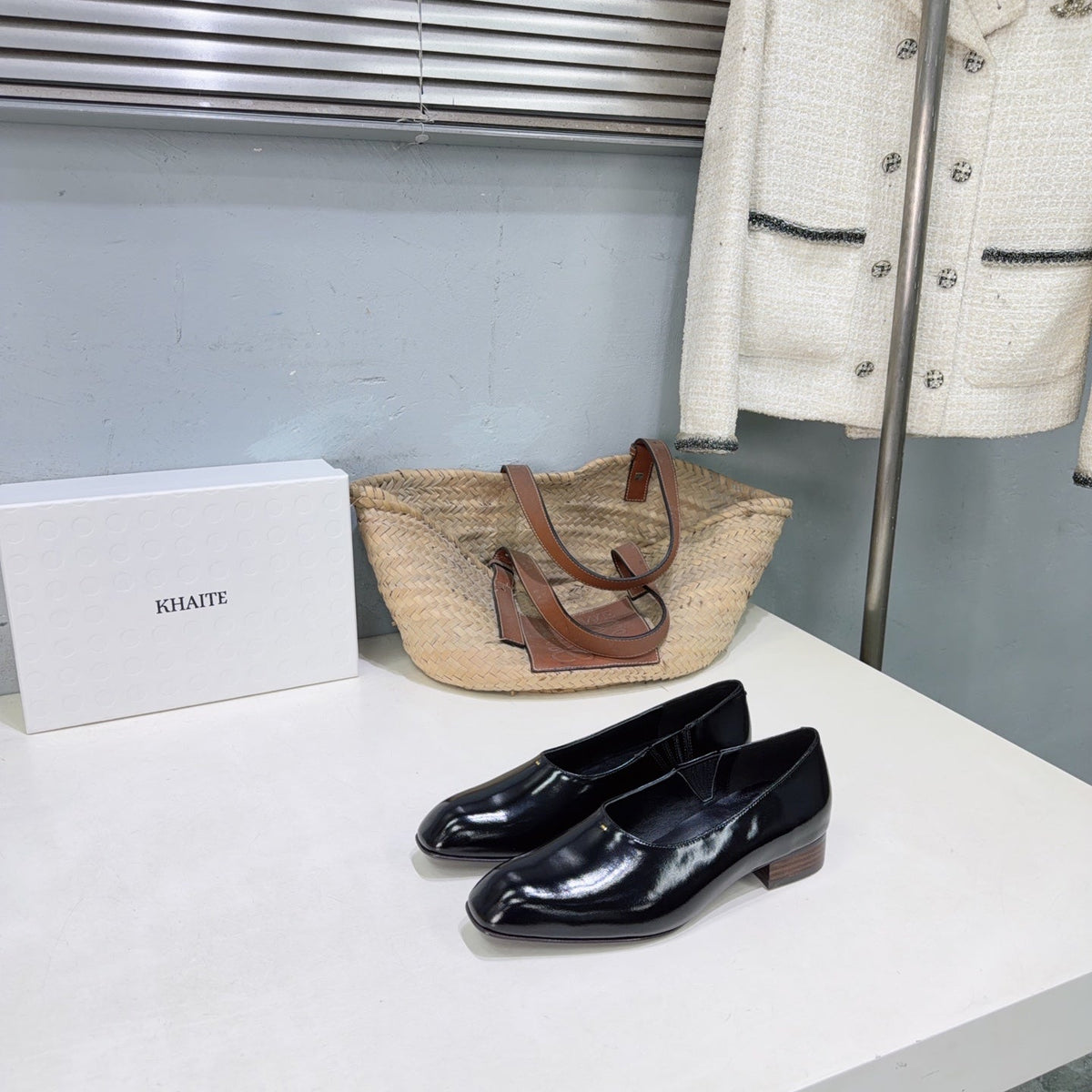 Khaite 26s Colt Loafers 1.2cm Black Leather 107778