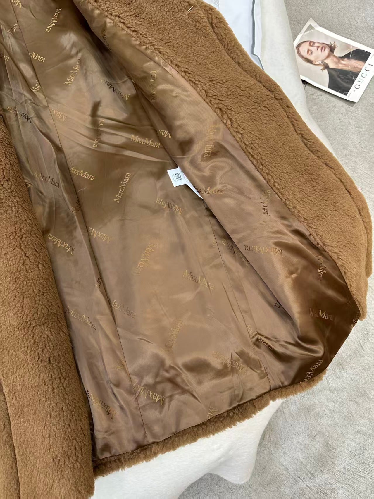 Max Mara Teddy Bear Icon Coat Brown