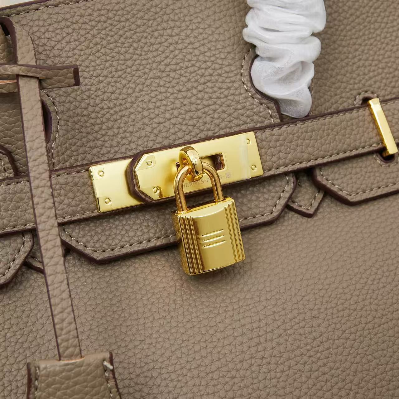 HM Birkin Bag 25 Taupe Togo Leather GHW