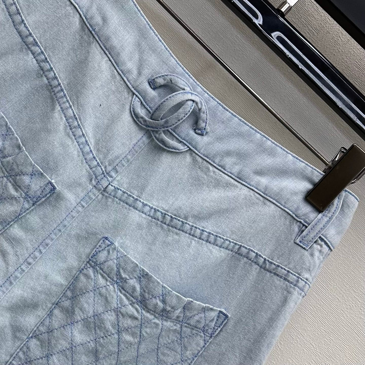 Chanel 26S Denim Shorts 1433