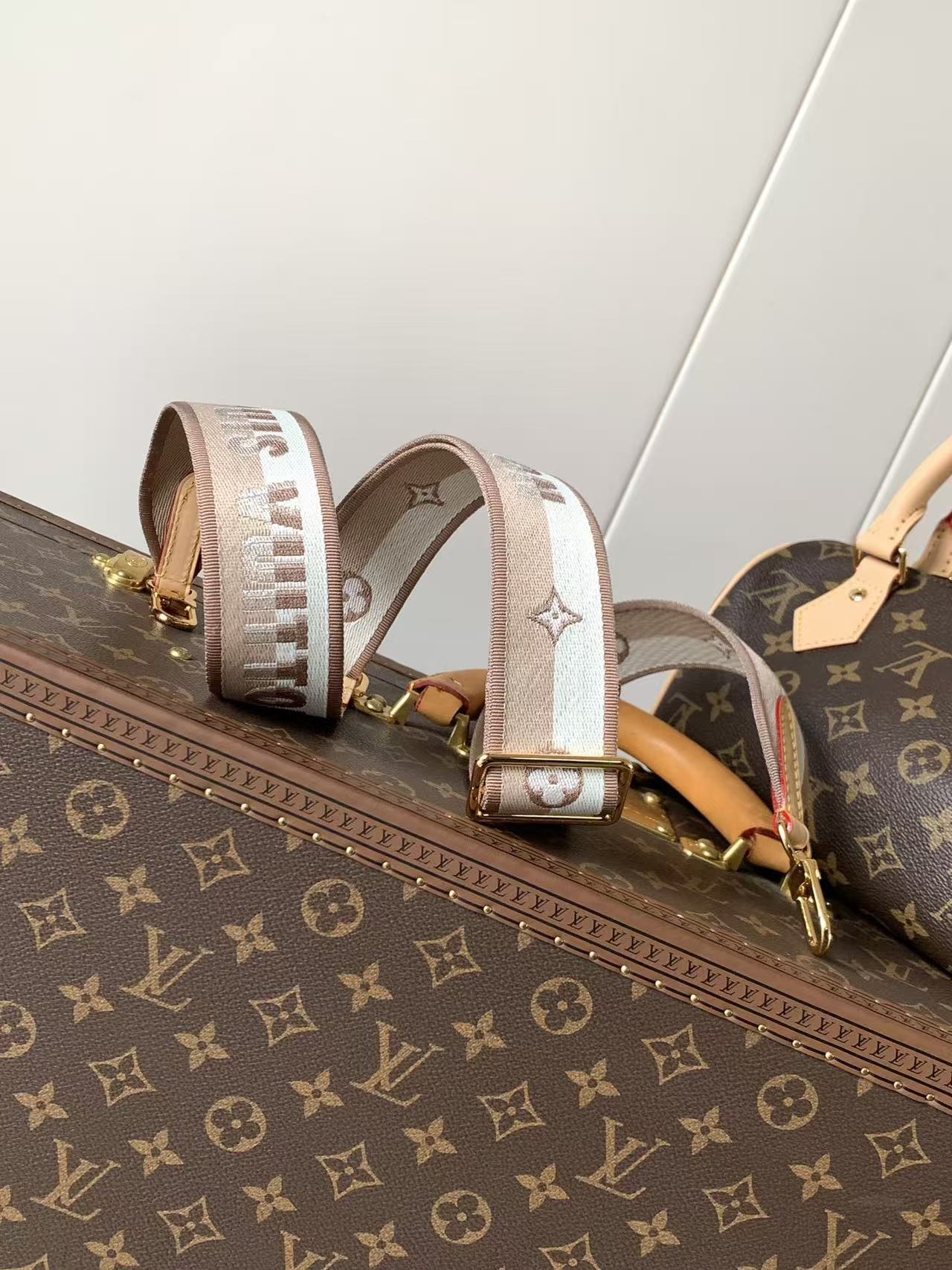 LV Speedy Bandoulière 20cm Brown Monogram Canvas GHW