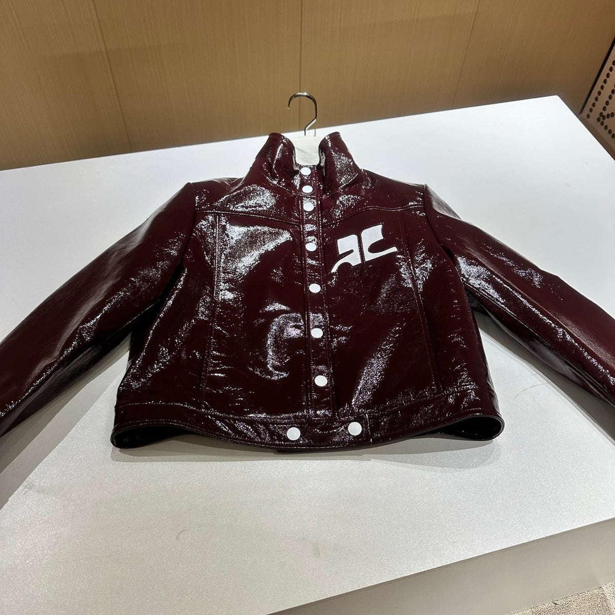 AC Reedition Vinyl Jacket Burgundy Sheepskin