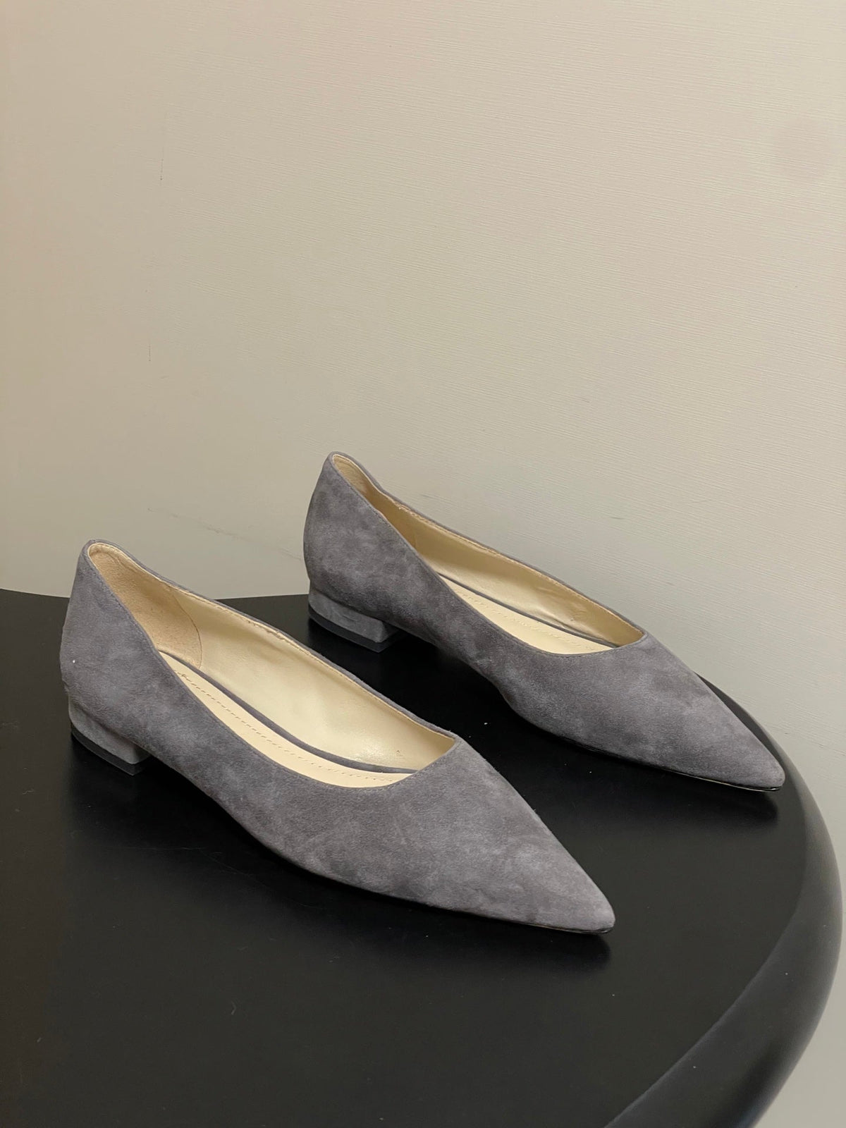 GR 26s Flats Grey Suede 164787