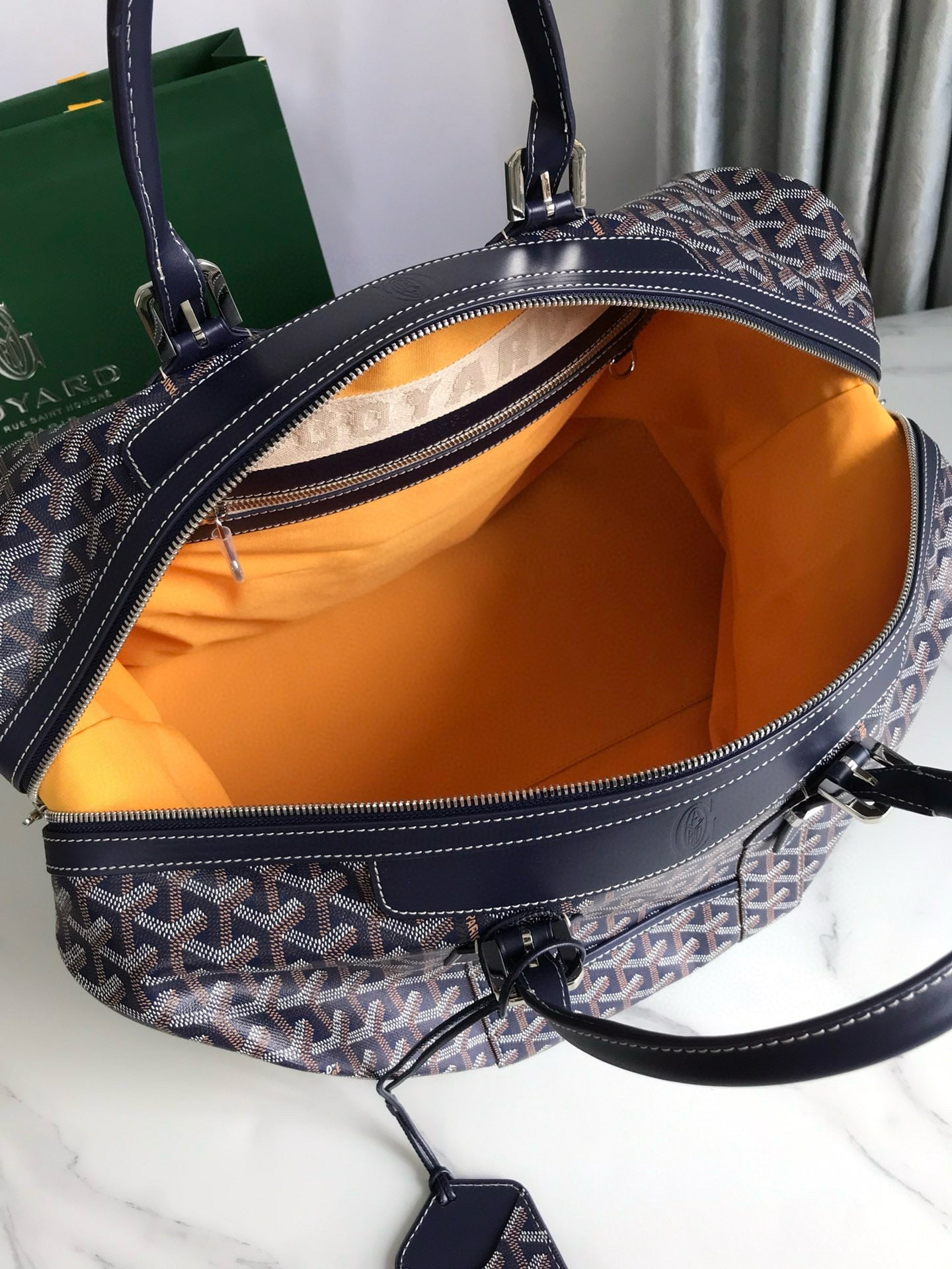 Goya Navy Blue Boeing 45 Travel Bag