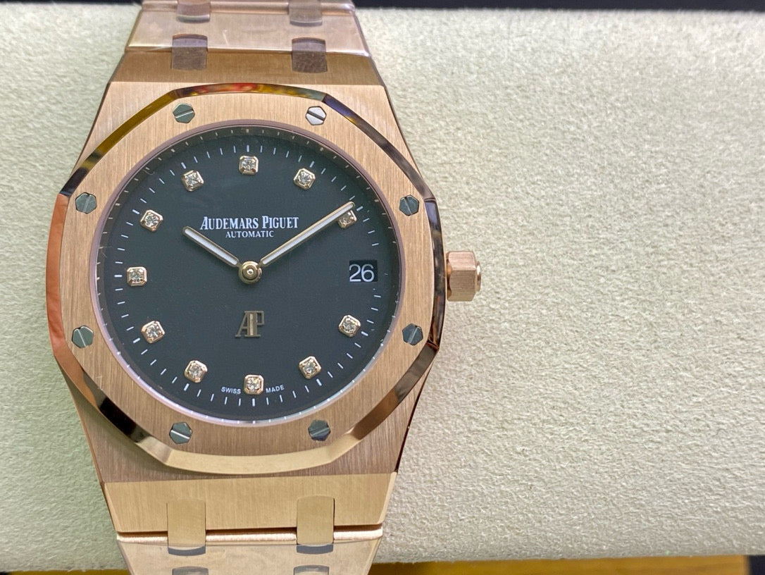 Audemars Piguet Royal Oak Jumbo 39mm Extra-Thin Rose Gold Smoked Slate Grey Dial