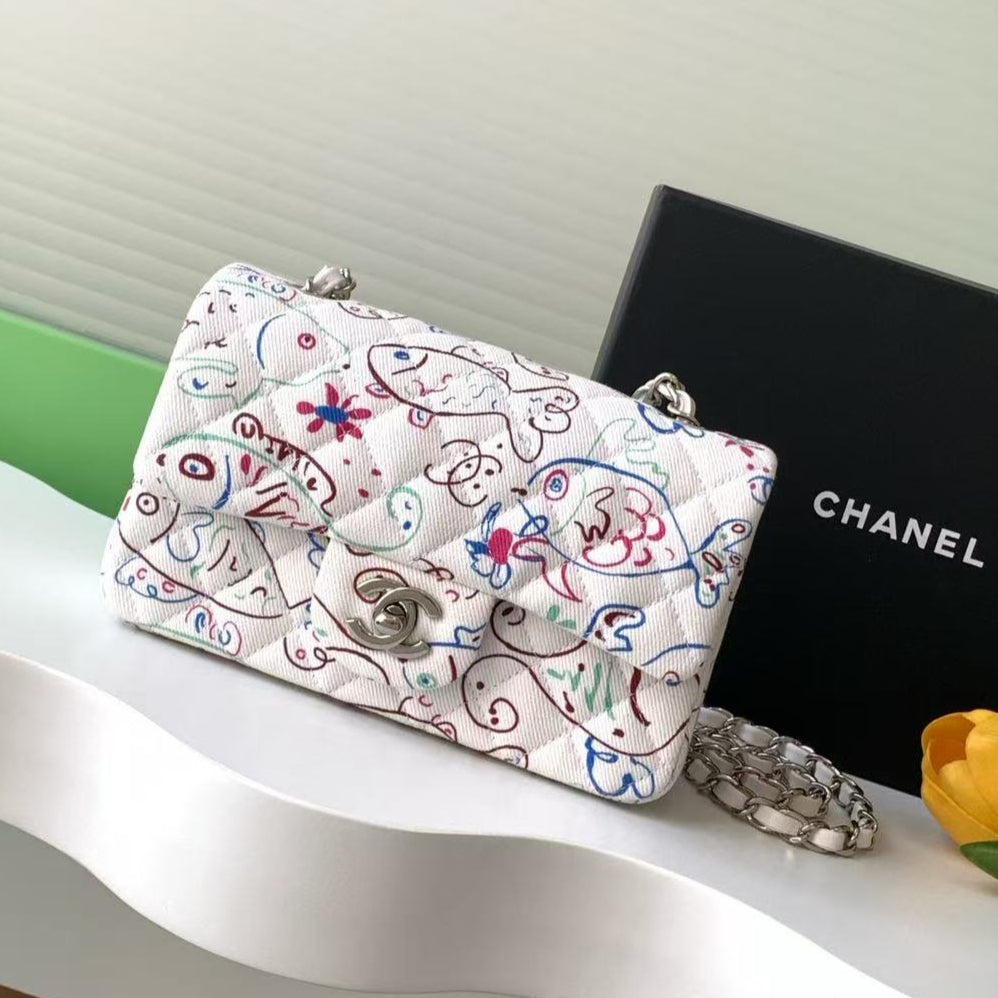 Chanel 25 Colorful Bag Canvas