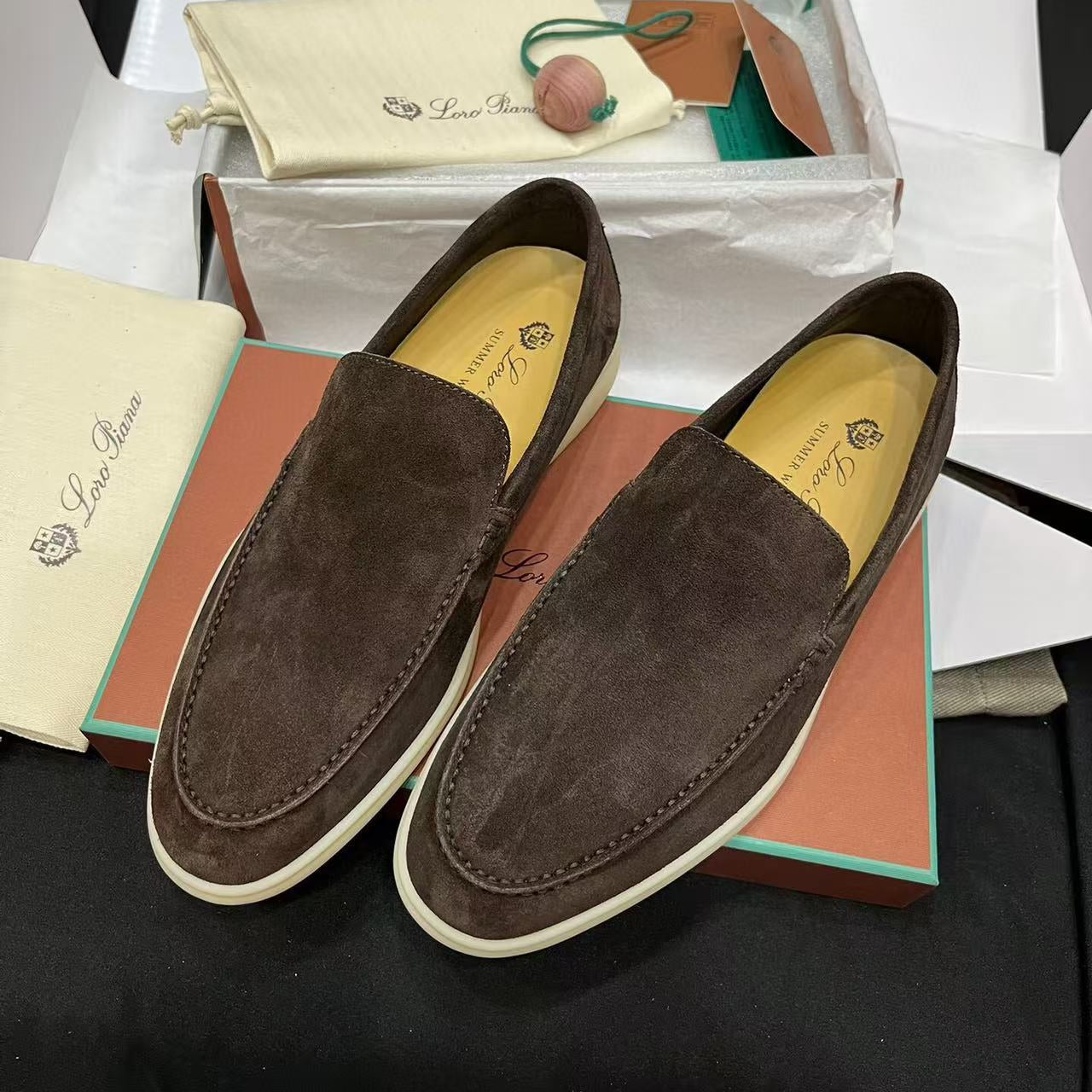 LP 2025 Summer Walk Loafer Brown Suede