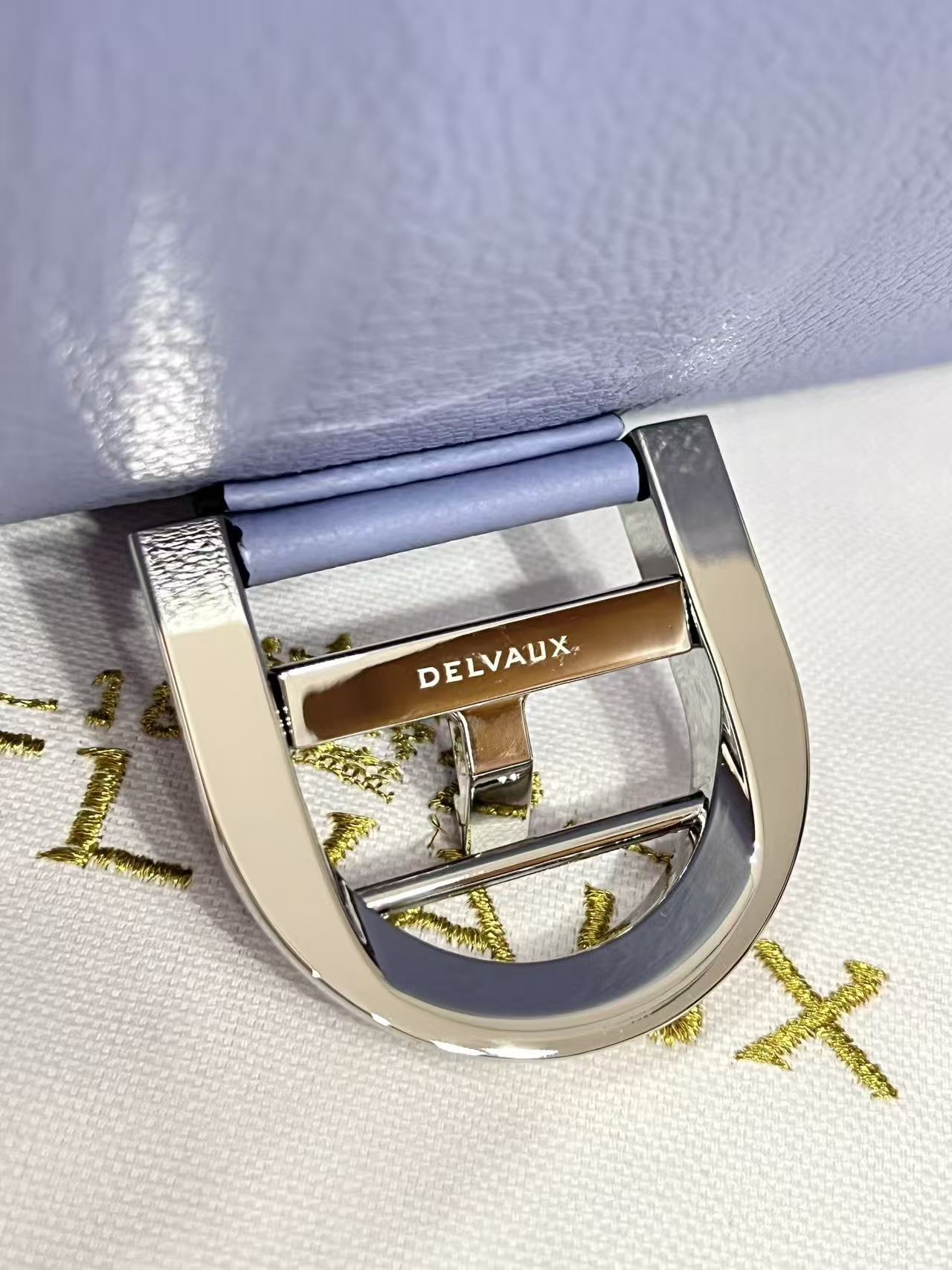 Delvaux Brillant Mini Bag 23cm Lavender in Cowhide