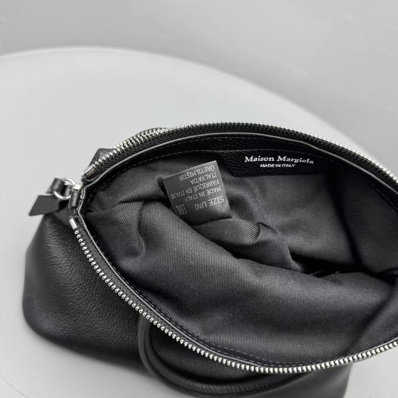 Maison Margiela 5ac Mini' Handbag Black Grain Cowhide