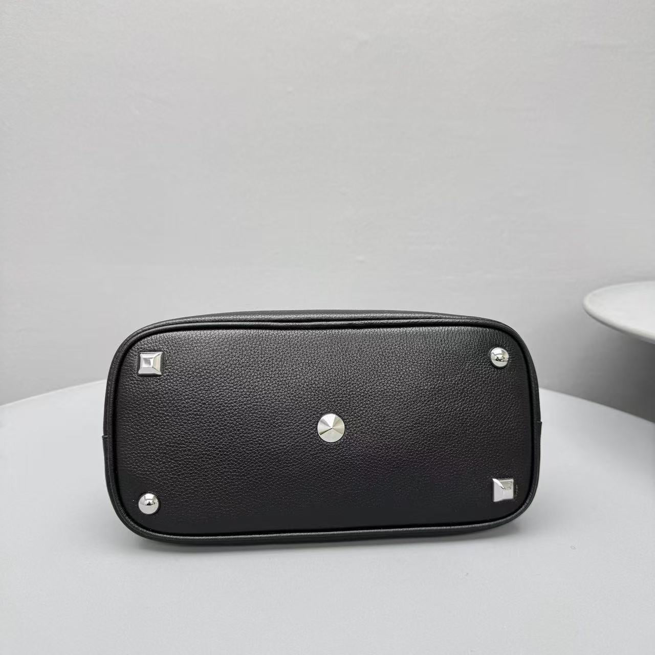 Maison Margiela 5ac Mini' Handbag Black Grain Cowhide