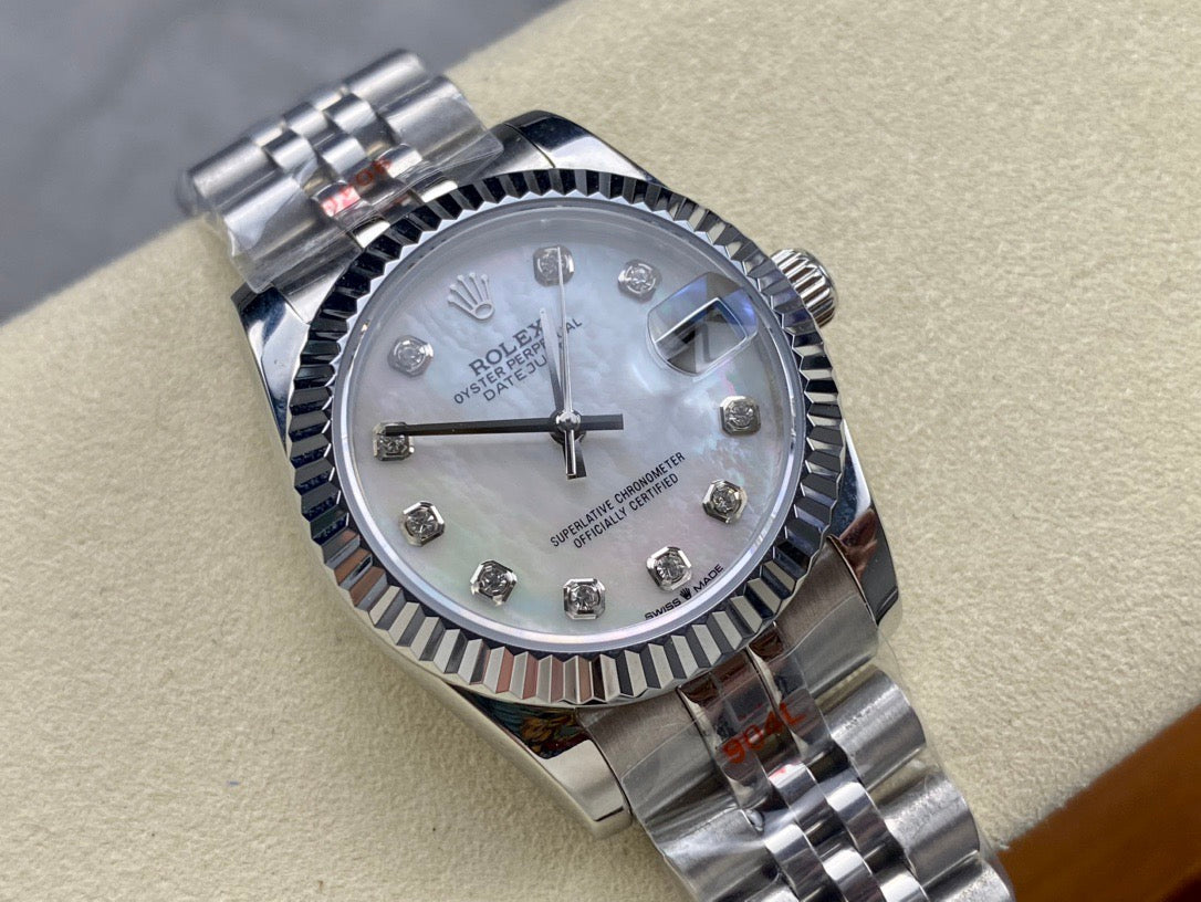 Rolex Datejust 31 Mother-Of-Pearl Dial Stainless Steel