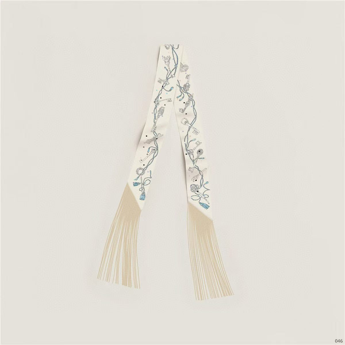 HM 26s Ex-Libris Twilly Scarf 5 x 86 cm