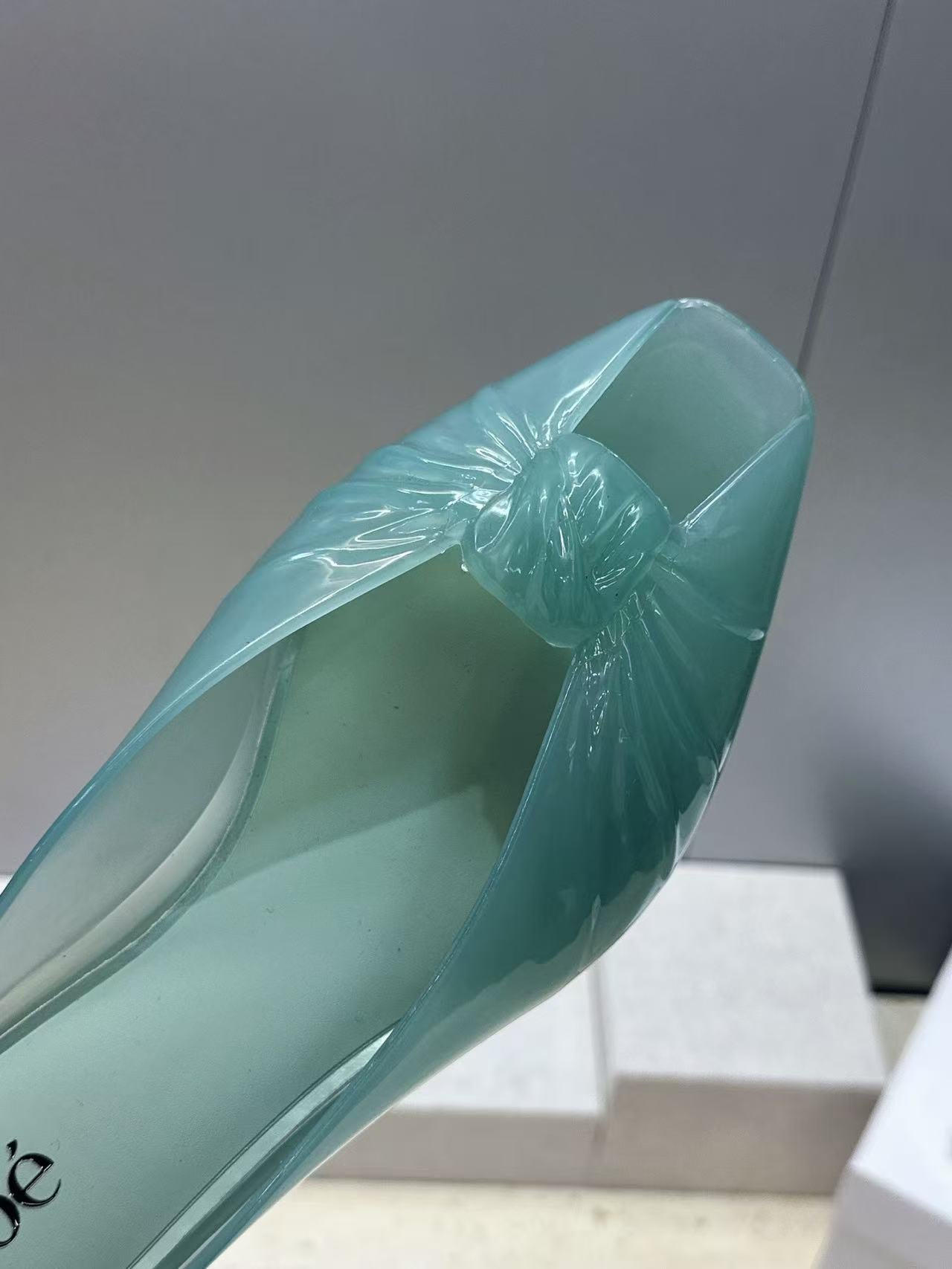 Chloe Jelly Mules In Spearmint TPU