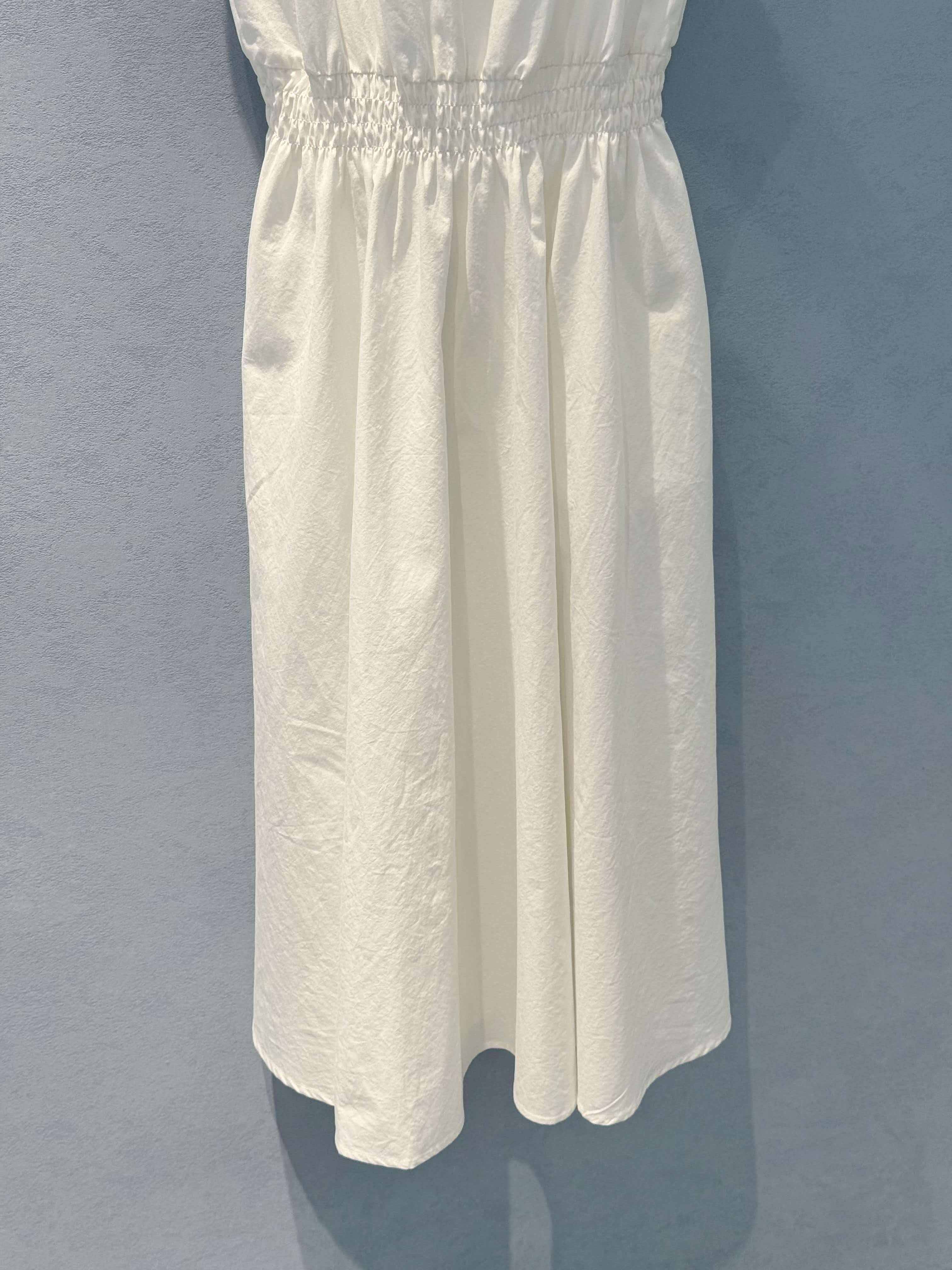 Miu Eyelet Lace Mini Dress White Cotton