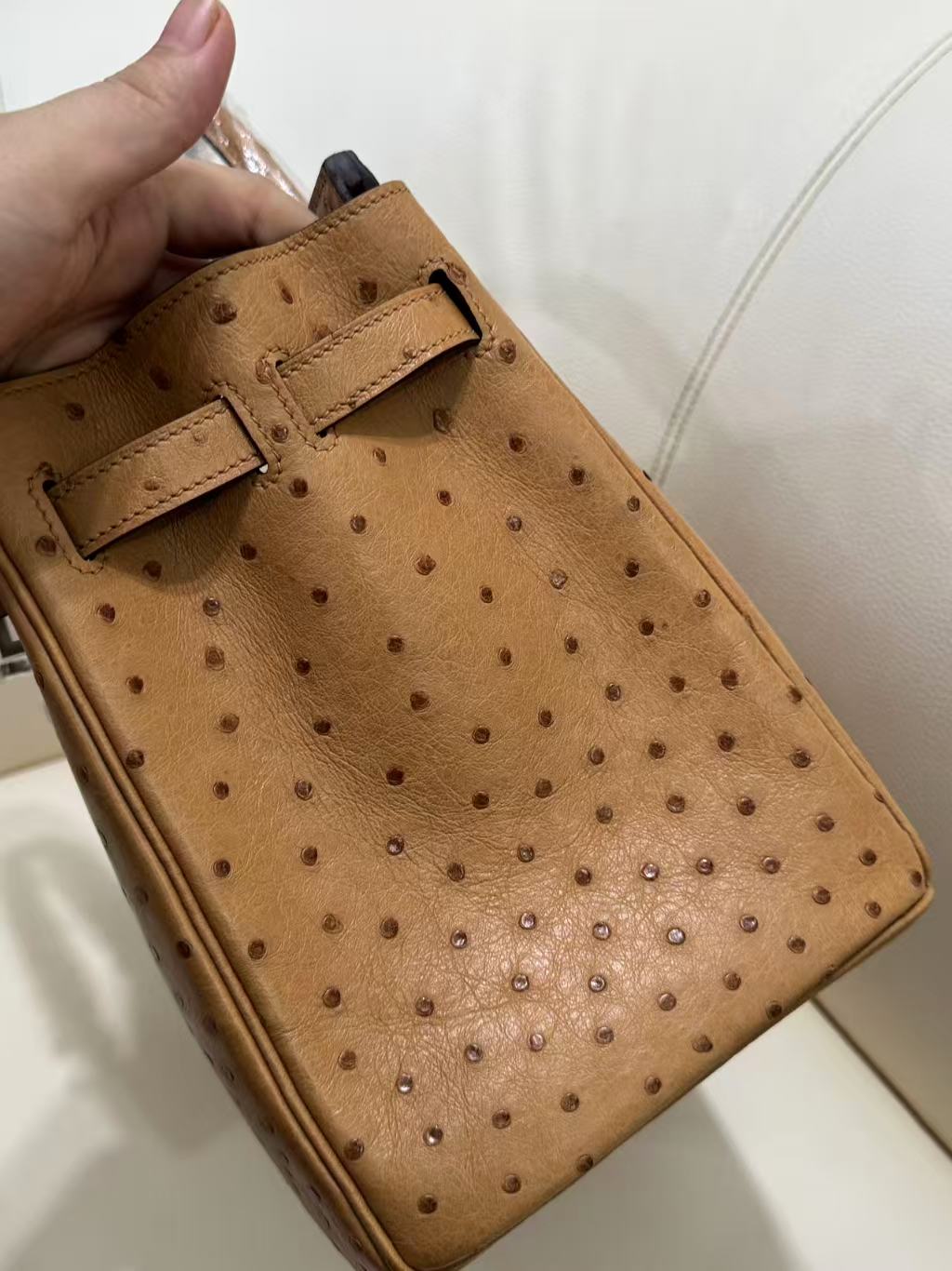 HM 26s Birkin 30 Gold Ostrich