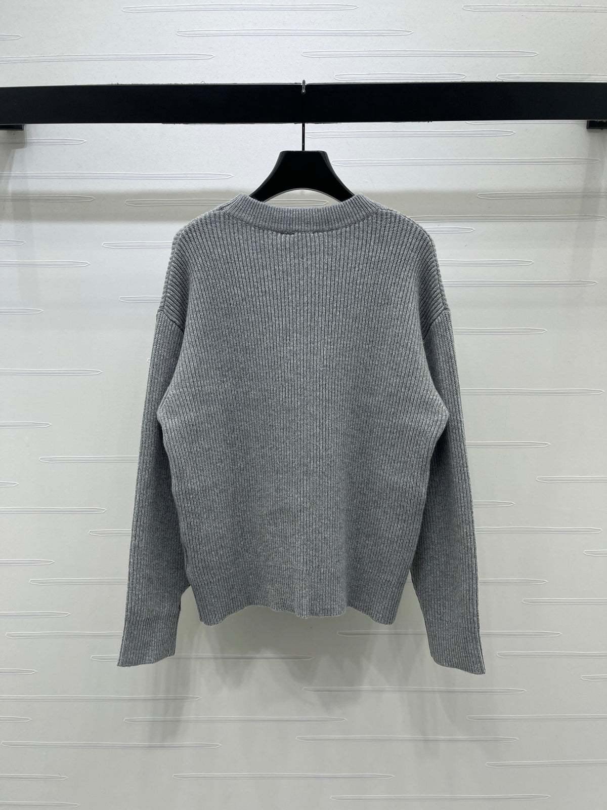 CD Signature Ribbed Sweater Wool