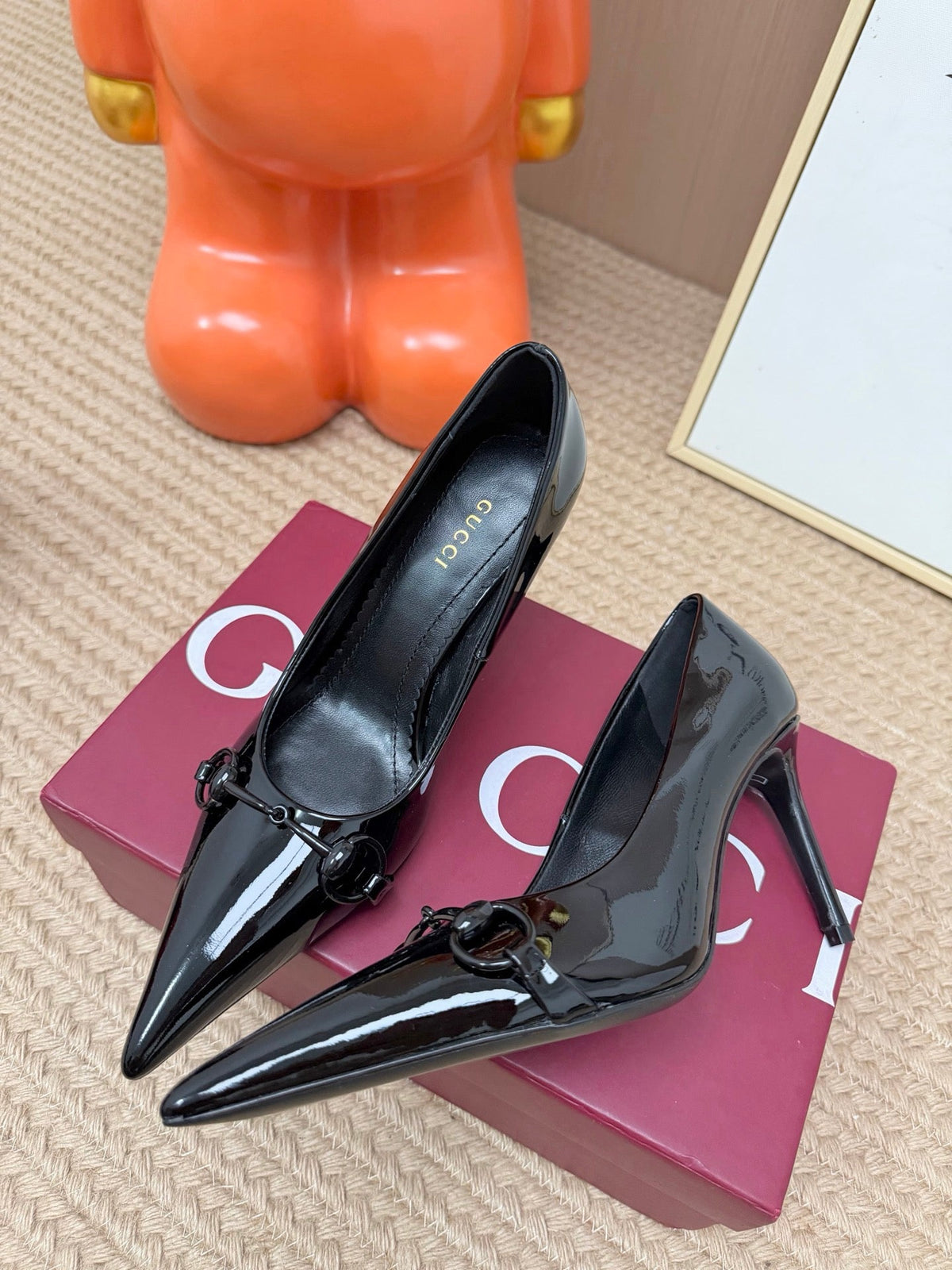 GG 26s Donna Pumps Black Patent 643400