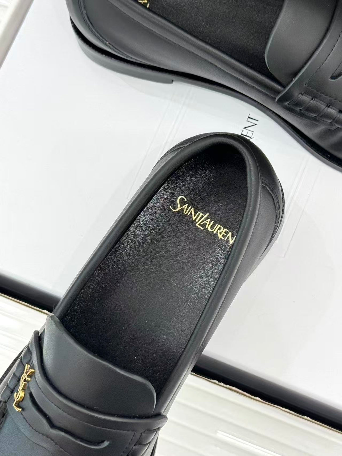 YSL 2026 Loafer Black Brown Leather