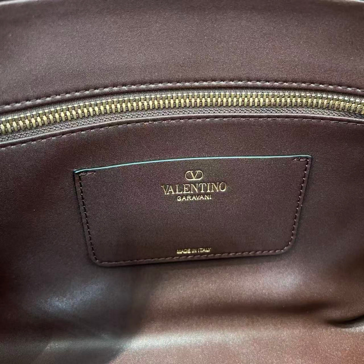 Valentino Garavani Panthea Medium Shoulder Bag Dark Brown Premium Suede and Nappa 2026899