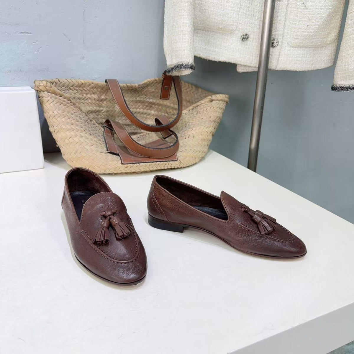 TR 26S Caden Loafers Deep Brown Leather