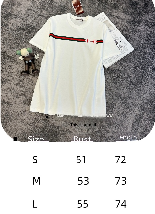 GG SS26 Short-Sleeve T-Shirt White Cotton 350719