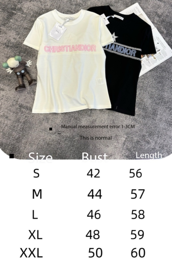 CD SS26 Signature T-shirt Cotton 350555