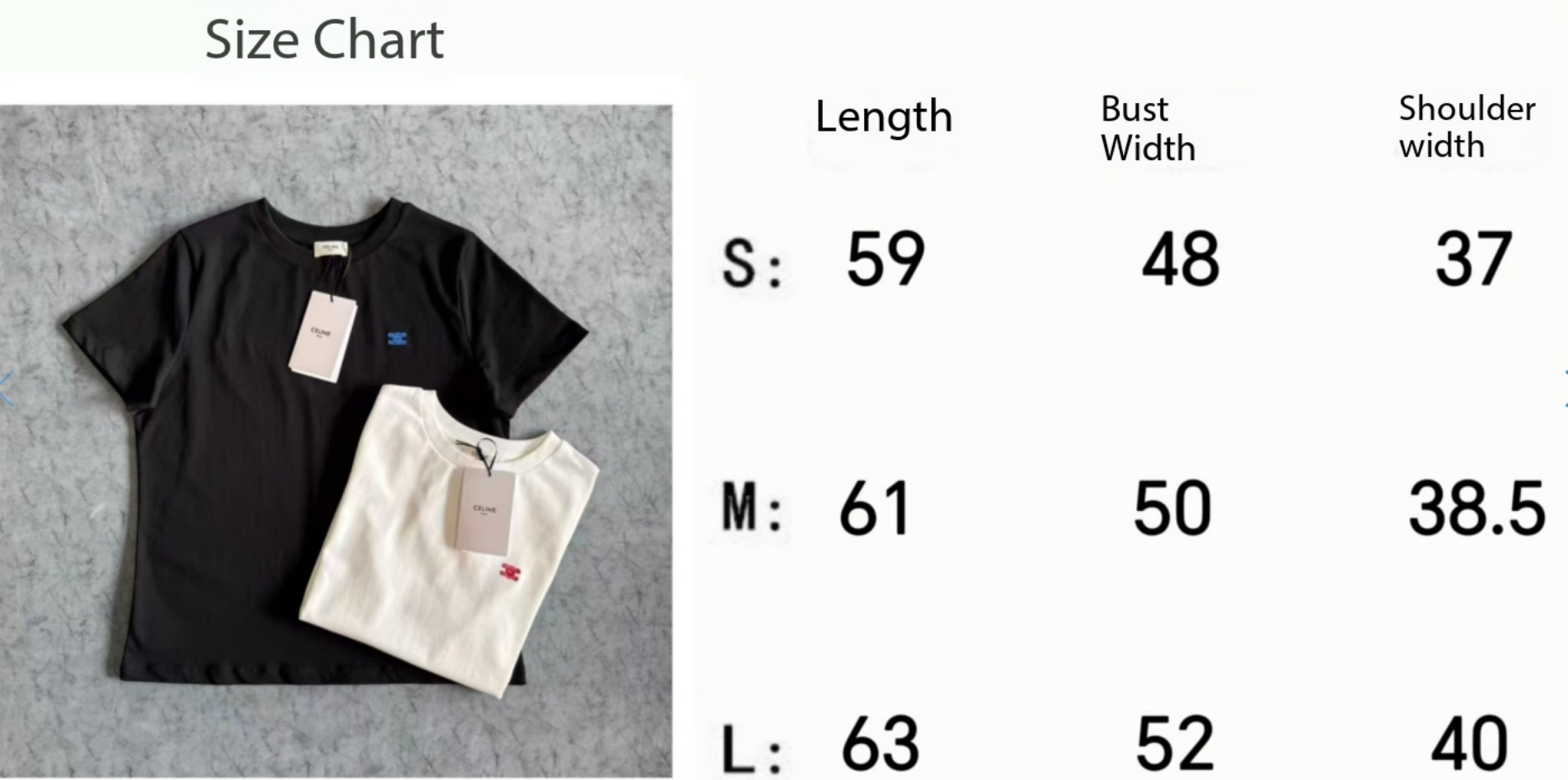 Celine SS26 Classic Small Logo Embroidered Tee Cotton 350480