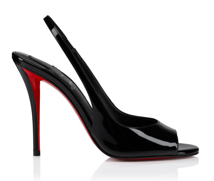 CL Sofia Z Sandal 10cm Black Patent Leather