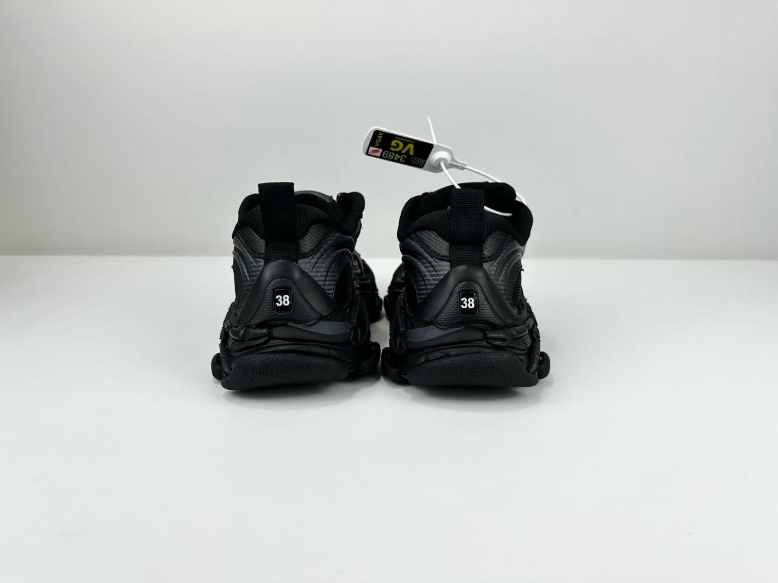 Balenciaga Triple S.2 Sneaker Black Polyurethane Polyester