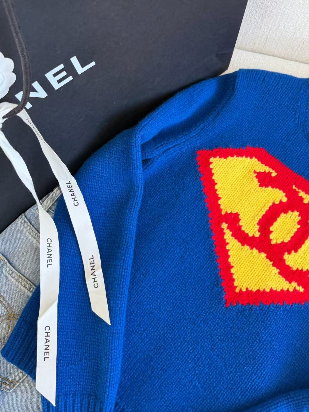 CC 26A Superman Sweater Blue Wool