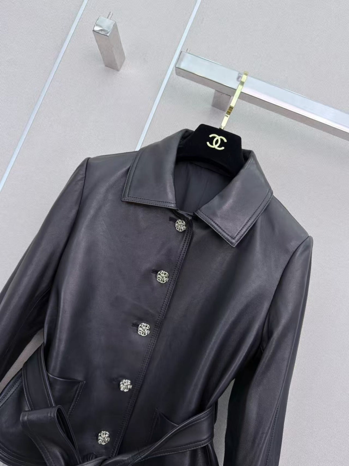 CC Fall Winter 2026 Pre-Collection Jacket Black Lambskin