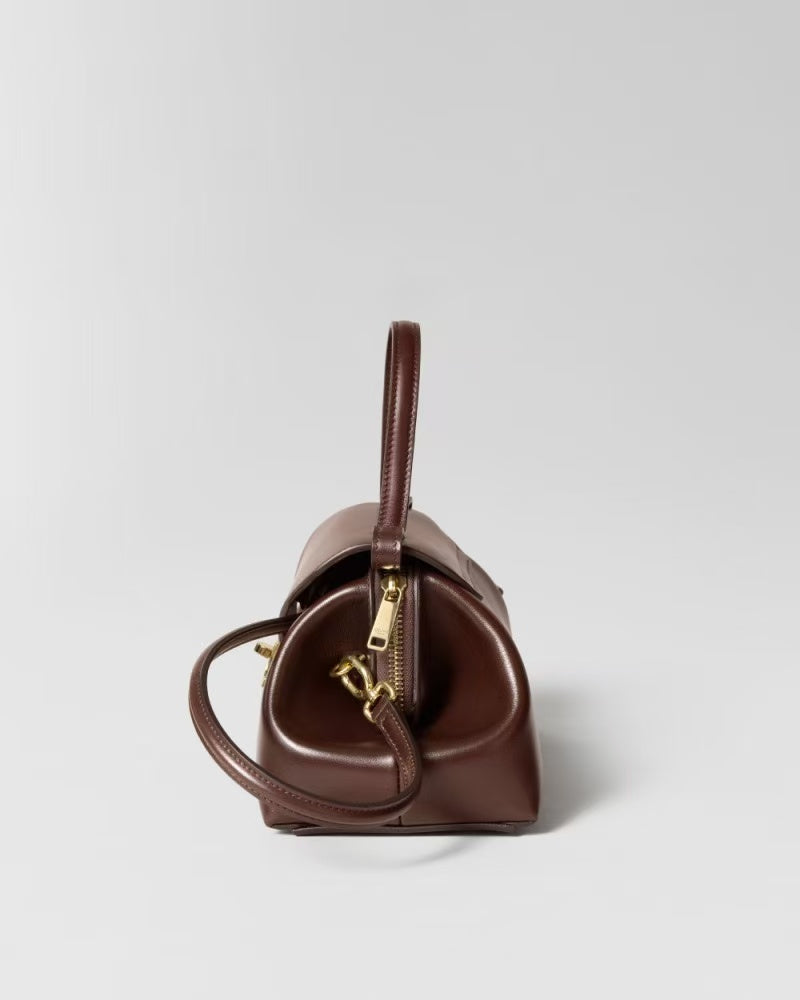 Celine Polly Bag 24cm Dark Brown Calfskin GHW
