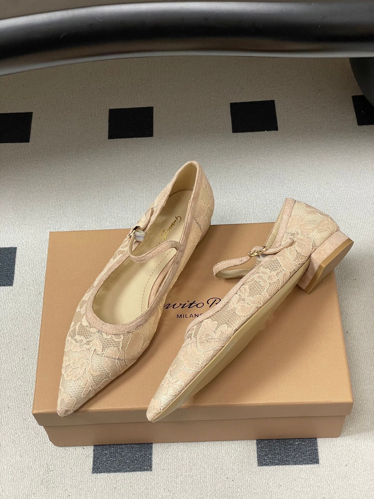 GR 26s Mary Jane Nude Lace 164799