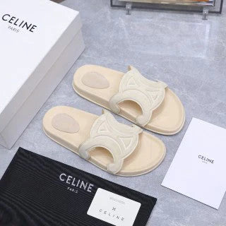 Celine 26 Platform Sandals 25mm Suede Leather 759478