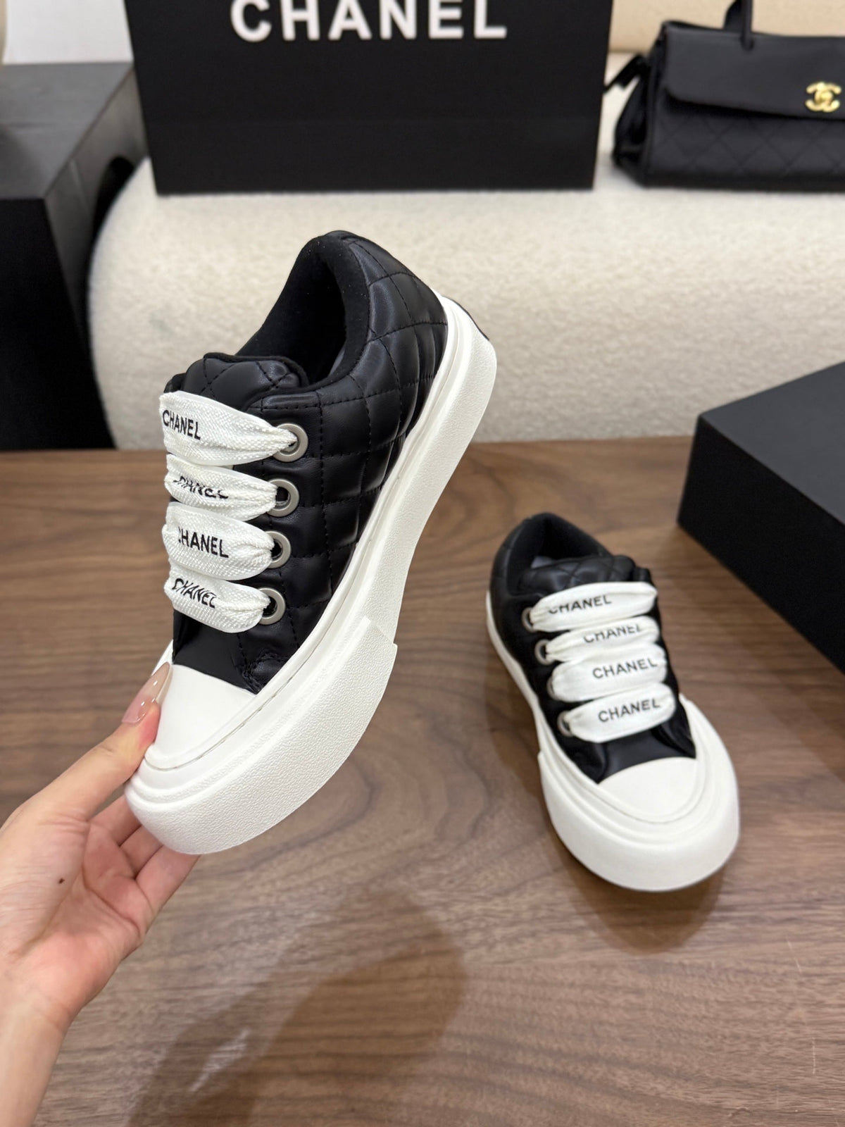 Chanel 2026 Quilted Sneaker Cowhide 173400