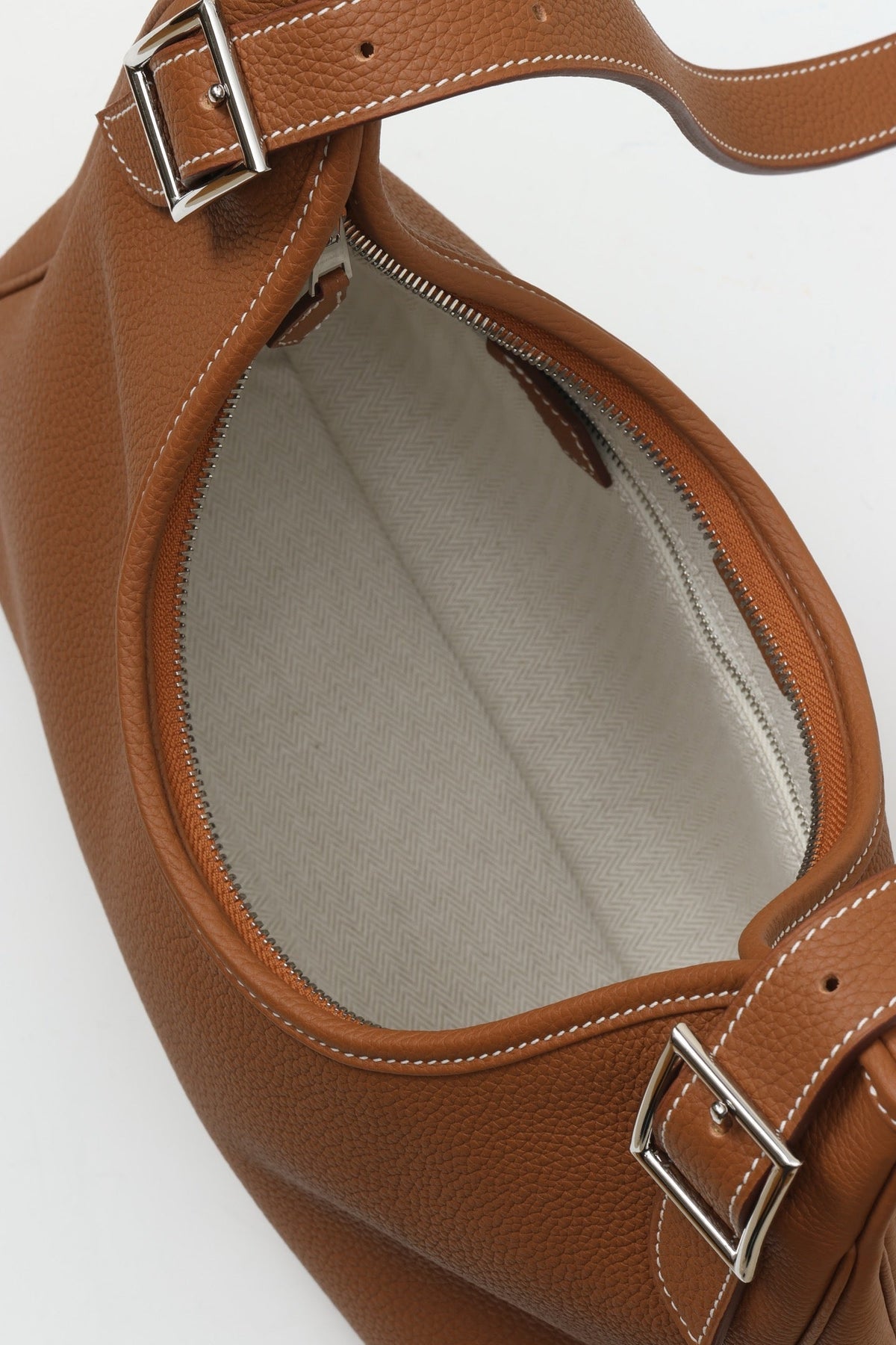 High-end Hermes 2026 Massai Cut 32 Bag Golden Brown Togo Leather