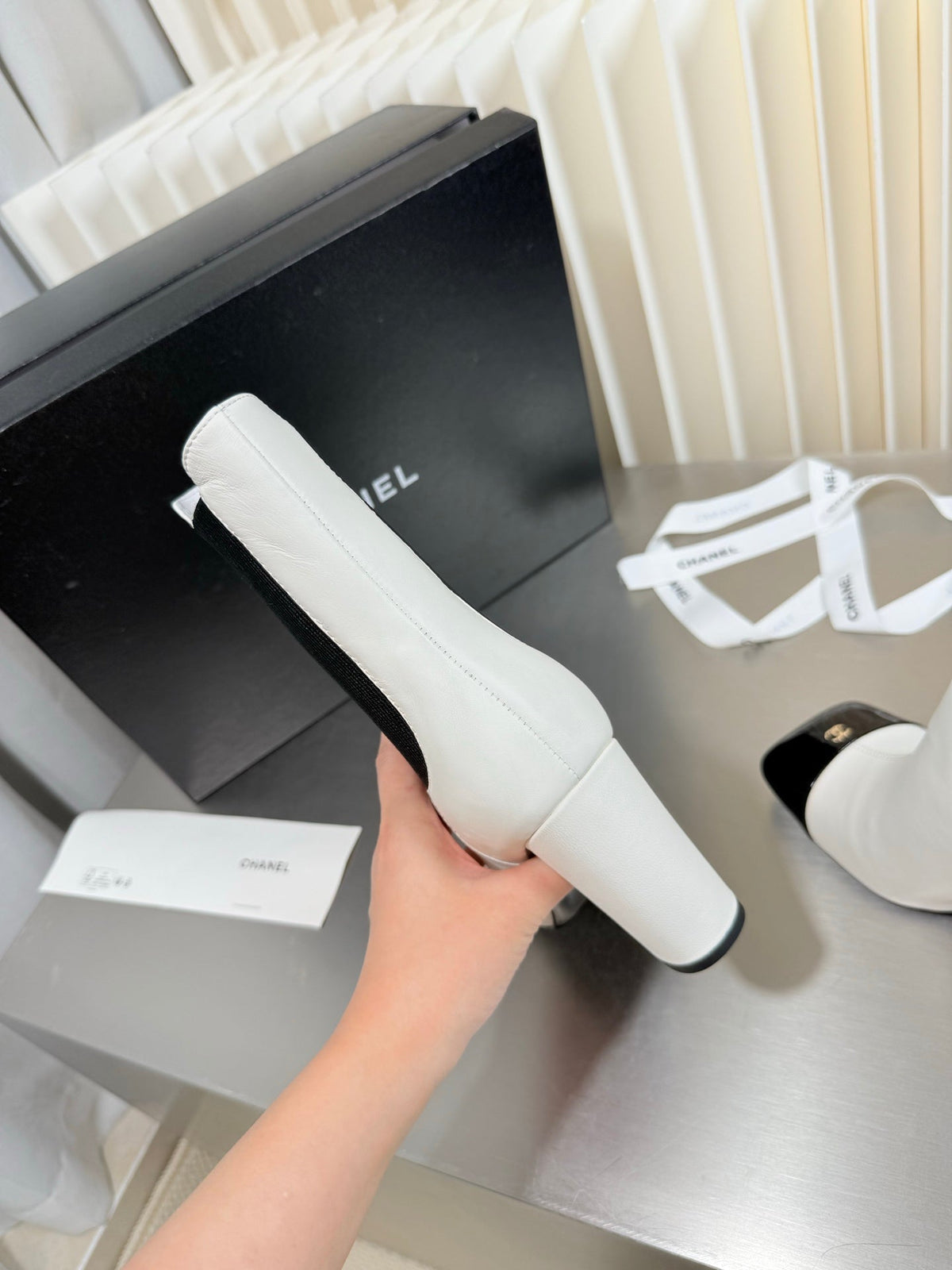Chanel 2026 Double C Logo Ankle Boots Suede Leather 123400